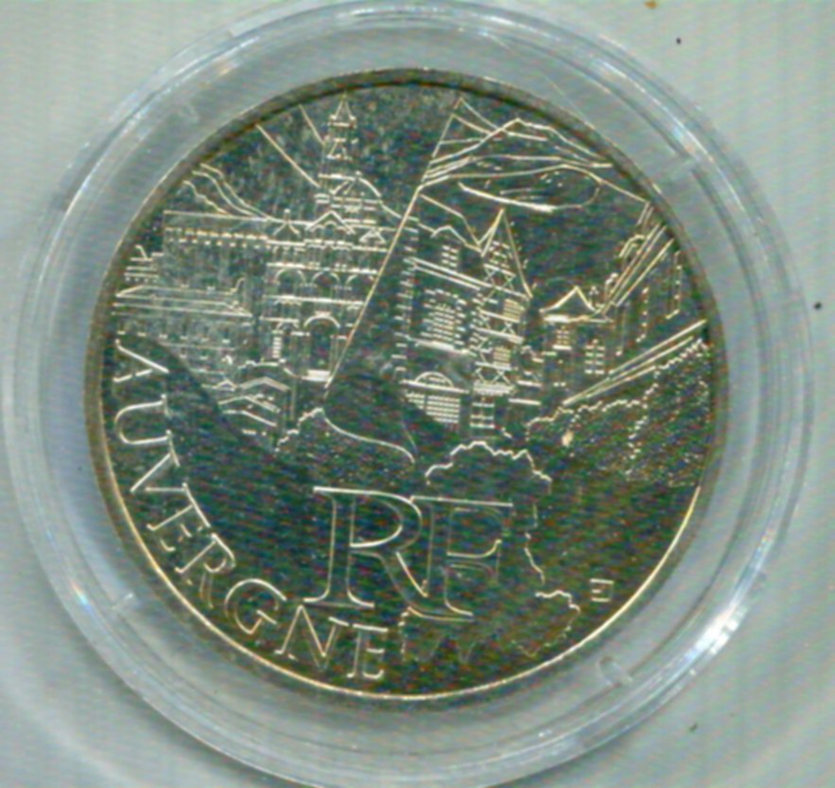 FRANCIA 2011 , 10&euro; PLATA  AUVERGNE - Frankreich