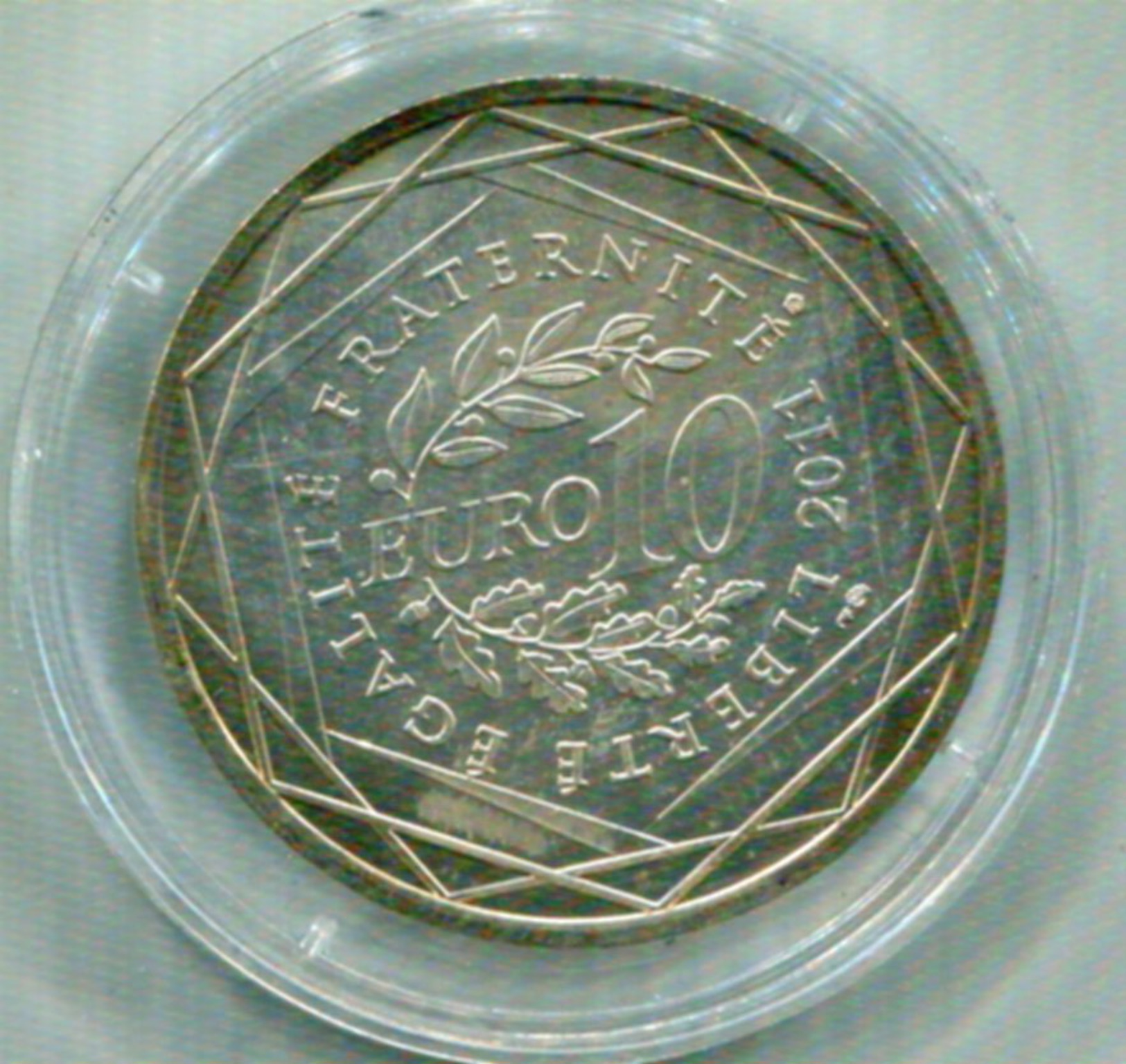 FRANCIA 2011 , 10&euro; PLATA  AUVERGNE - Frankreich