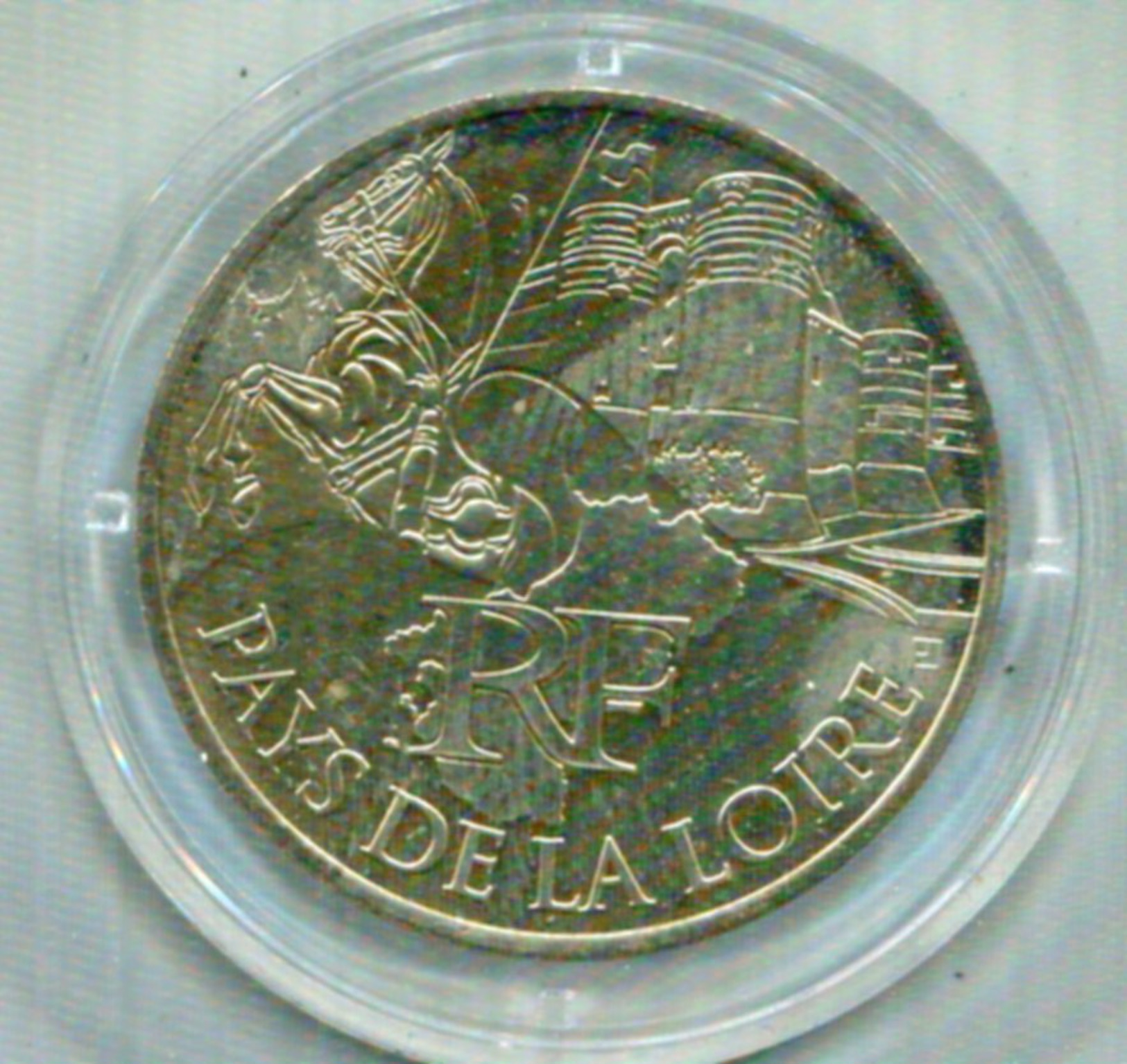 FRANCIA 2011 , 10&euro; PLATA  PAYS DE LA LOIRE - France