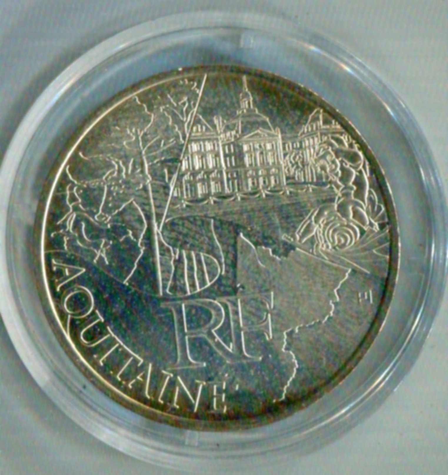 FRANCIA 2011 , 10&euro; PLATA  AQUITANIE - France