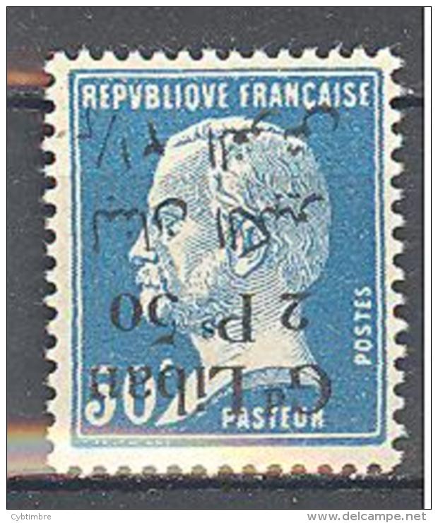 Grand Liban: Yvert N° 43b*; Variété Surcharge Renversée; Pasteur - Neufs