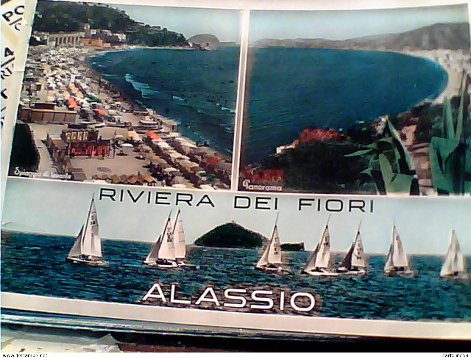 19 CARD ALASSIO VARIE VEDUTE  VB1956/68 FT7888 - Savona