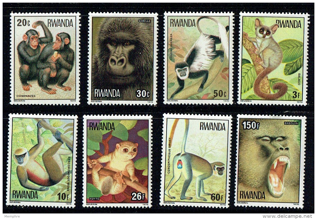 1978   Chimpanzés -  Série Complète ** - Neufs