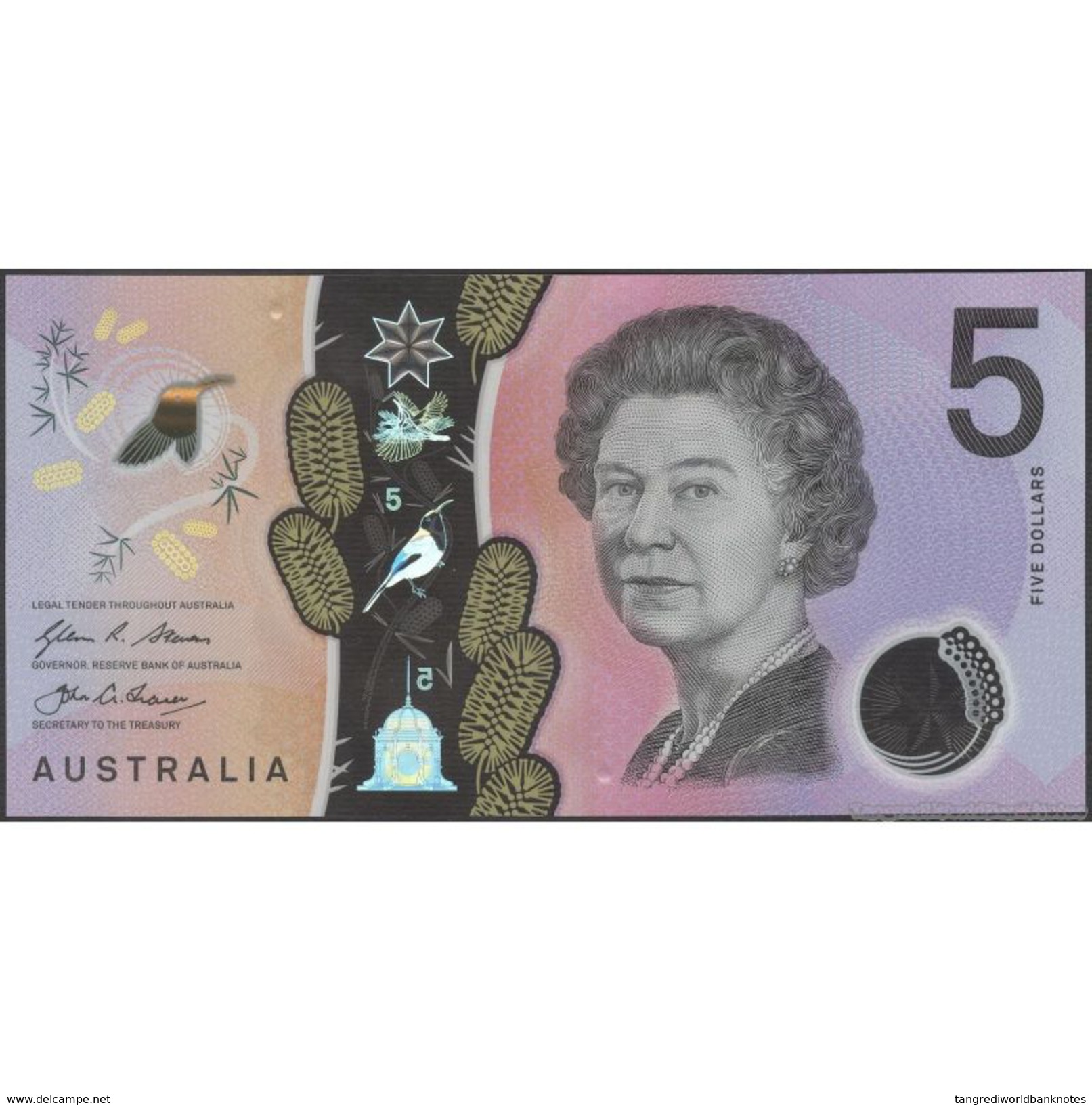 TWN - AUSTRALIA New - 5 Dollars 2016 UNC Polymer, Various Prefixes - FREE SHIPPING On Orders Over EUR 150 - Altri & Non Classificati