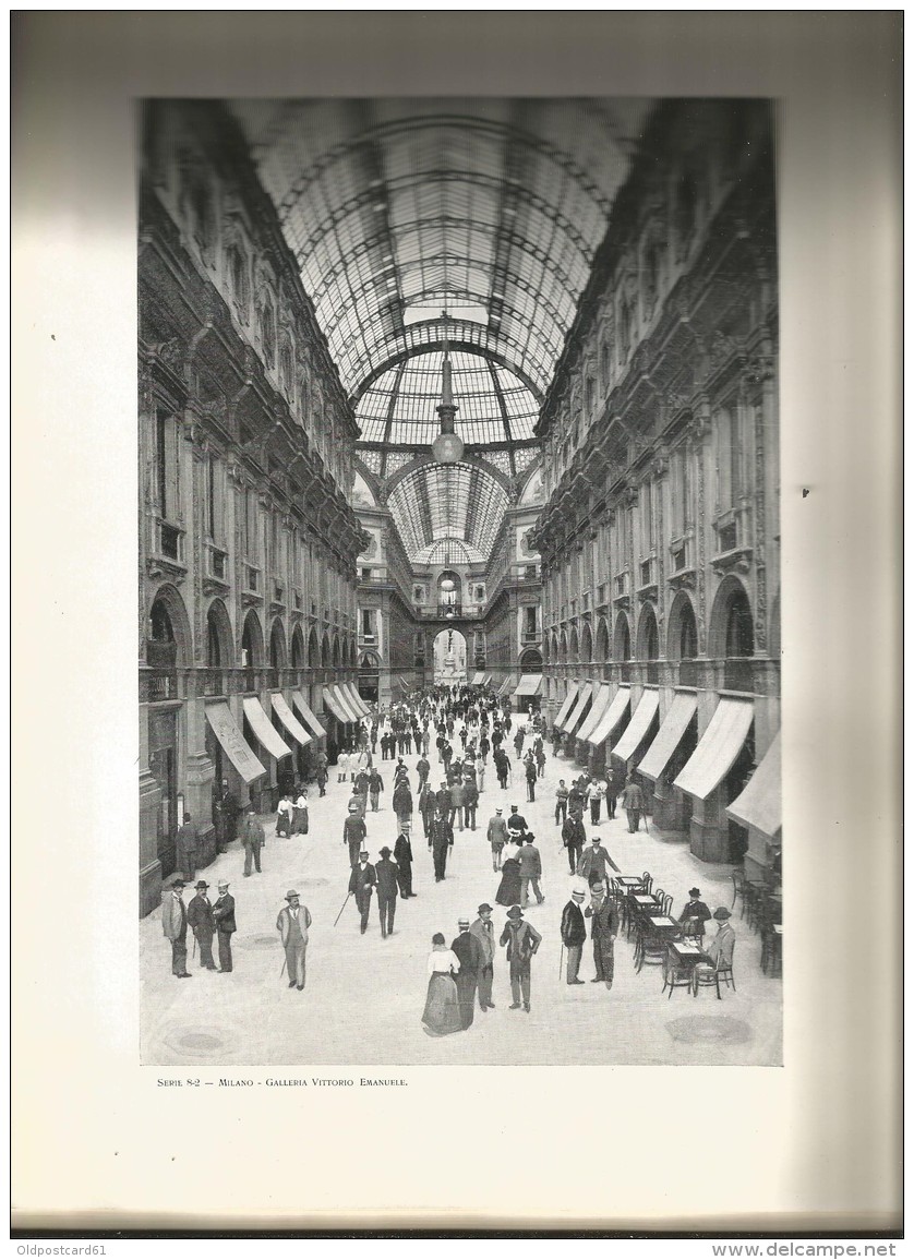 Seltenes Ansichten Album  RICORDO Di MILANO / Mailand - Ca. 1925 - - Milano (Milan)