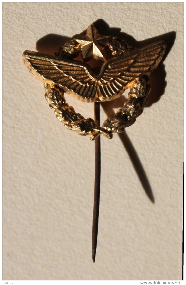 Insigne Militaire - Petite Broche Brevet  De Pilote - Doré à L'or Fin - Other & Unclassified