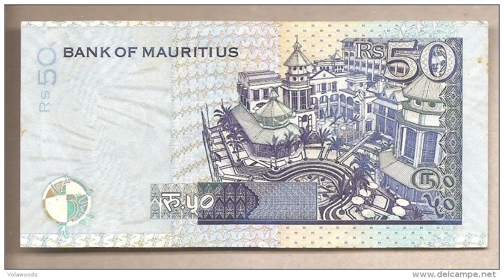 Mauritius - Banconota Circolata Da 50 Rupie - 2009 - Mauricio