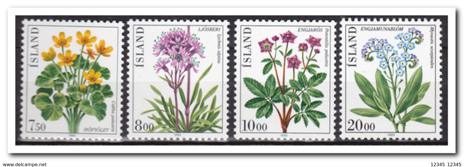 IJsland 1983, Postfris MNH, Flowers, Plants - Ongebruikt