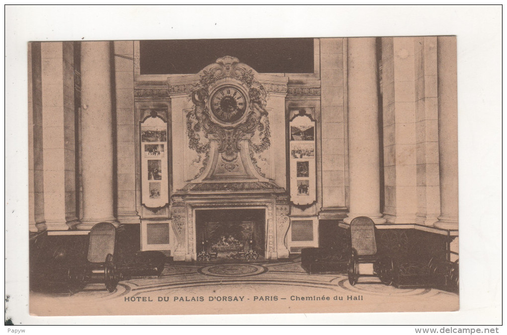 Paris Hotel Du Palais D Orsay Cheminee Du Hall - Autres & Non Classés