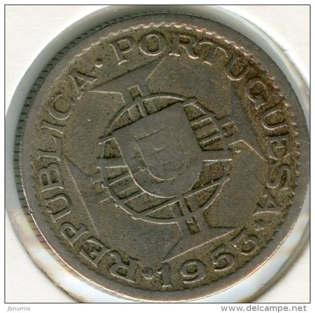 Angola 2 1/2 2,5 Escudos 1953 KM 77 - Angola