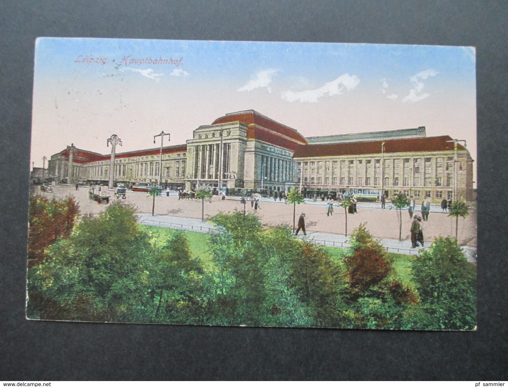 AK Leipzig Hauptbahnhof 1922 Sonderstempel: 1. Deutsches Arbeiter - Turn - Und Sportfest - Leipzig