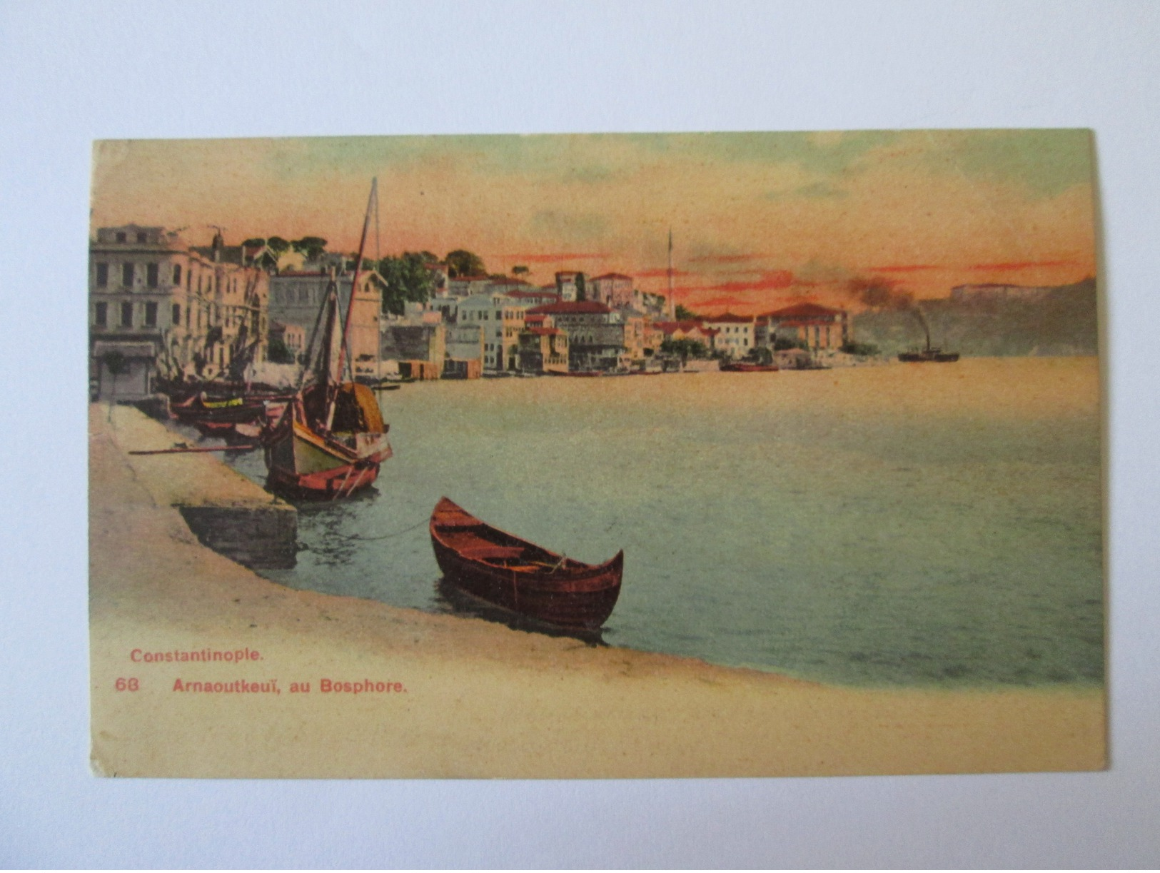 Turkey-Constantinople Used Postcard 1906,stamp With Overprint - Turquie