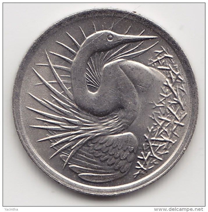 @Y@    Singapore   5 Cents  1980  (3824) - Singapore