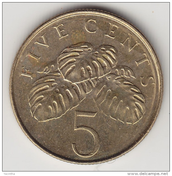 @Y@    Singapore   5 Cents  1997  (3825) - Singapore