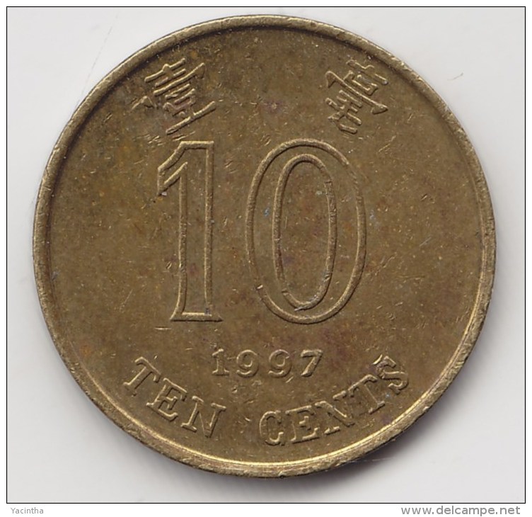 @Y@    Hong Kong   10 Cents  1997    (3835) - Hongkong