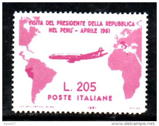 T1590 - REPUBBLICA 1961 GRONCHI ROSA RISTAMPA - REPRINT - 1961-70:  Nuovi