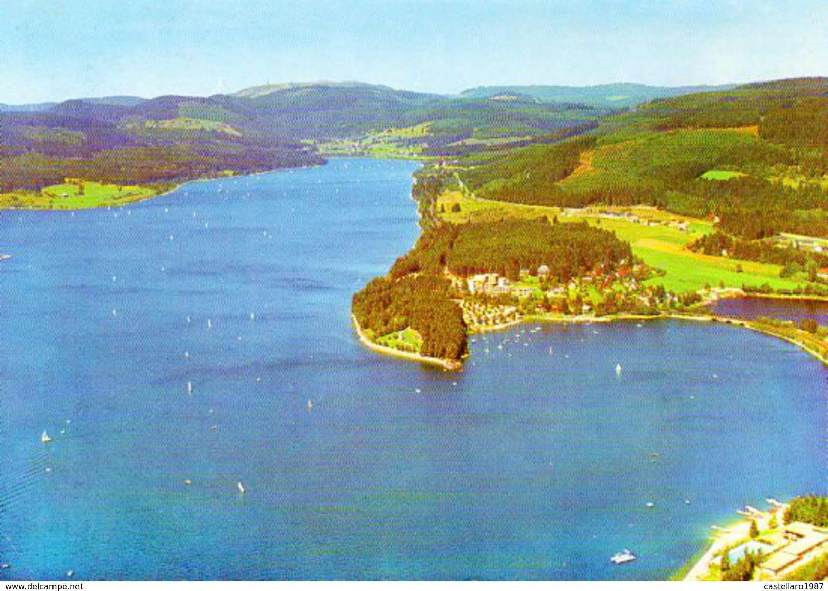 Schluchsee-Wasserkraftwerk - Schluchsee/Schwarzwald, 930 M. ü.M. Höhe Der Staumauer: 63 M - Stausee-Nutzinhalt: 108... - Schluchsee