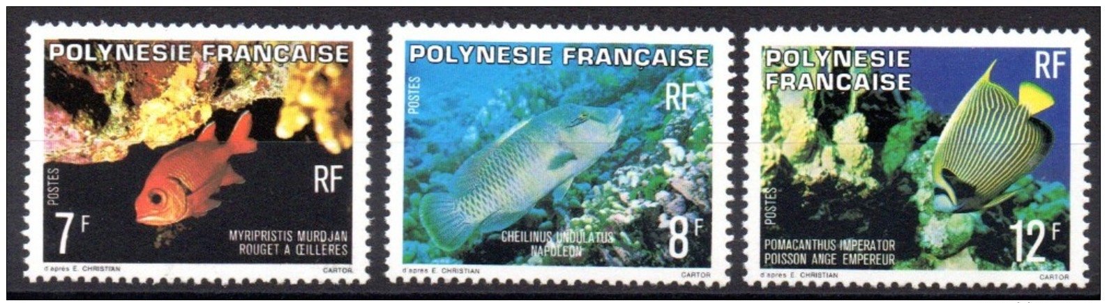 POLYNESIE - YT N° 147 à 149 - Neuf ** - MNH - Cote: 3,95 € - Neufs