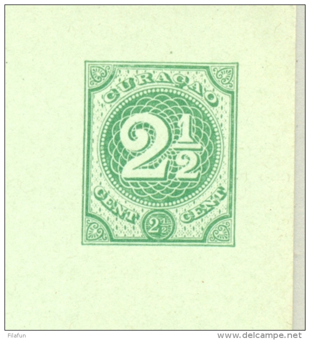 Curacao - 1892 - 2,5 Cent Briefkaart Cijfer, G9 Ongebruikt - Curaçao, Antilles Neérlandaises, Aruba