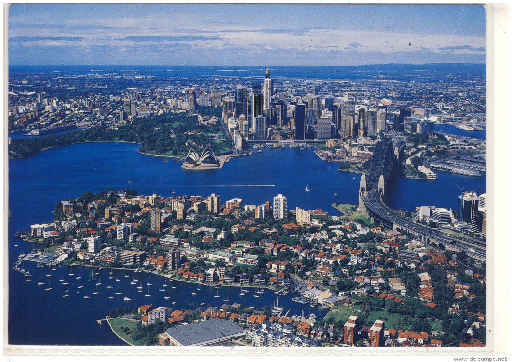 SYDNEY - NSW,  Air View Of City And Harbour With The Suburb Of Kirribilli - Sydney