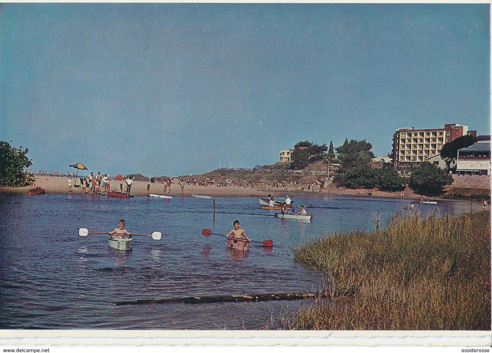 CANOES AT MARGATE LAGOON - South Coast Natal, South Africa. - Sud Africa