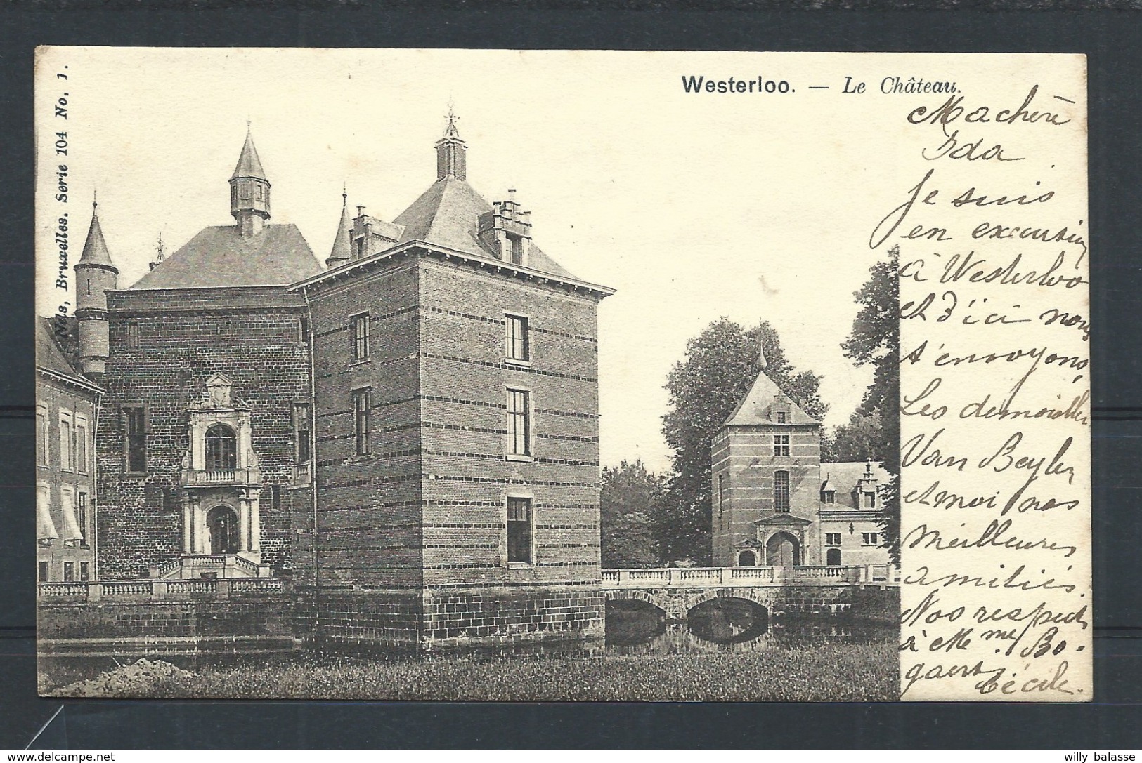 +++ CPA - WESTERLO - WESTERLOO - Le Château - Nels Série 104 N° 1  // - Westerlo