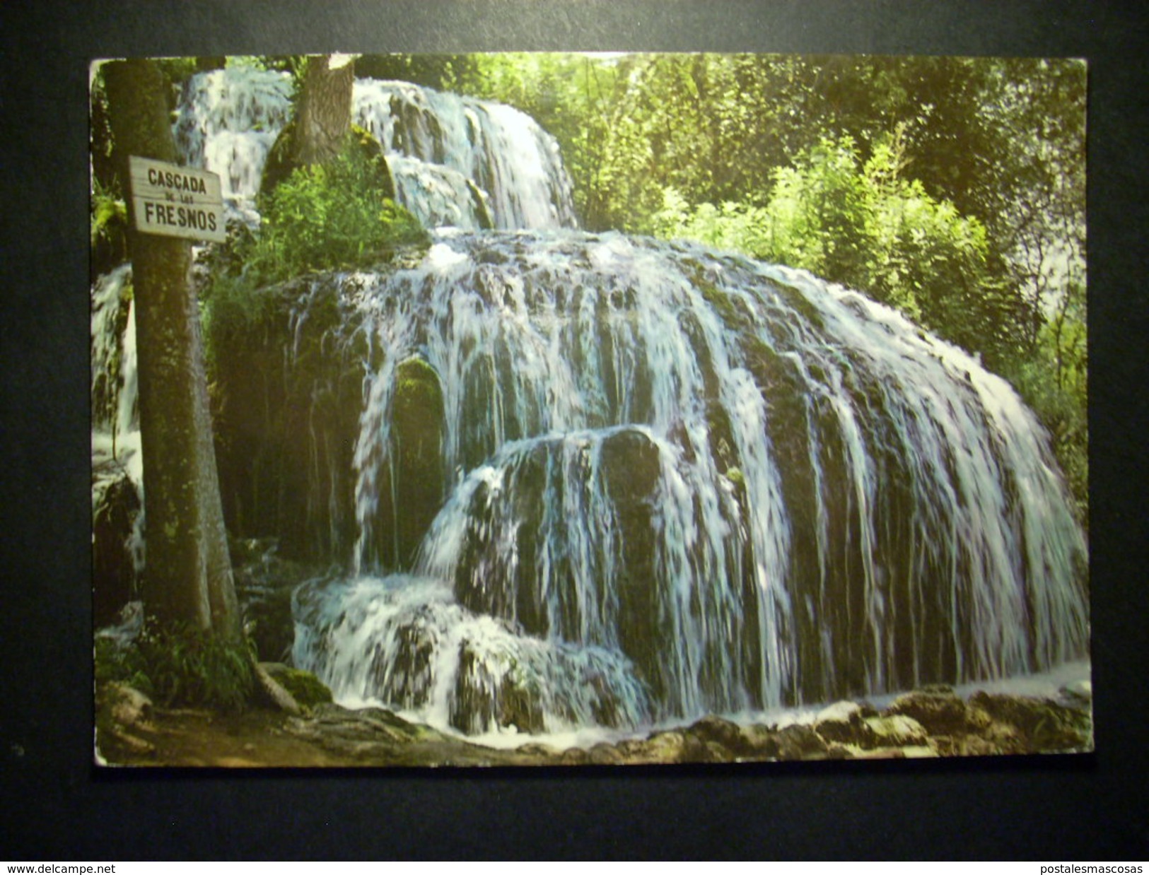 6106 ESPAÑA SPAIN ARAGON ZARAGOZA MONASTERIO DE PIEDRA CASCADA POSTCARD POSTAL AÑOS 60 CIRCULADA - TENGO MAS POSTALES - Zaragoza