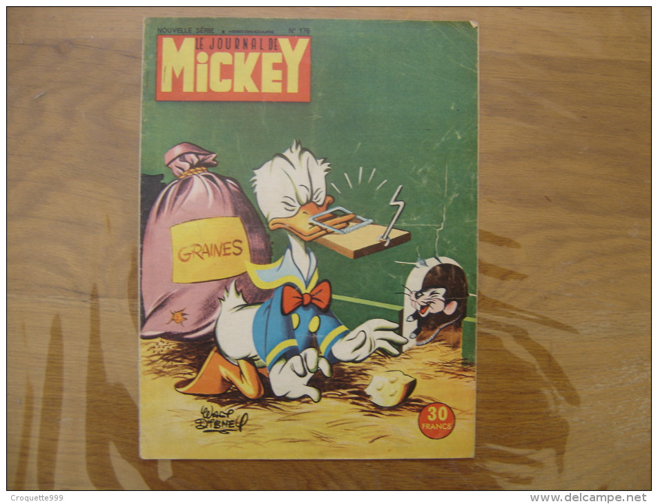 1955 Le Journal De MICKEY Nouvelle Serie Numero 176 - Journal De Mickey