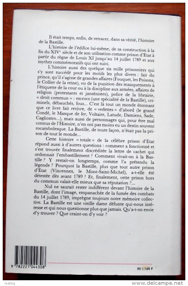 La Bastille : Histoire Vraie D'une Prison Légendaire / Claude Quétel - Other & Unclassified