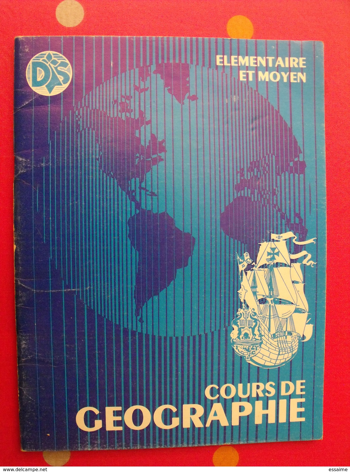 Cours De Géographie élémentaire Et Moyen. Sur Le Thème De L'ile Et La République D'Haïti. 1973. Une Curiosité. - Géographie