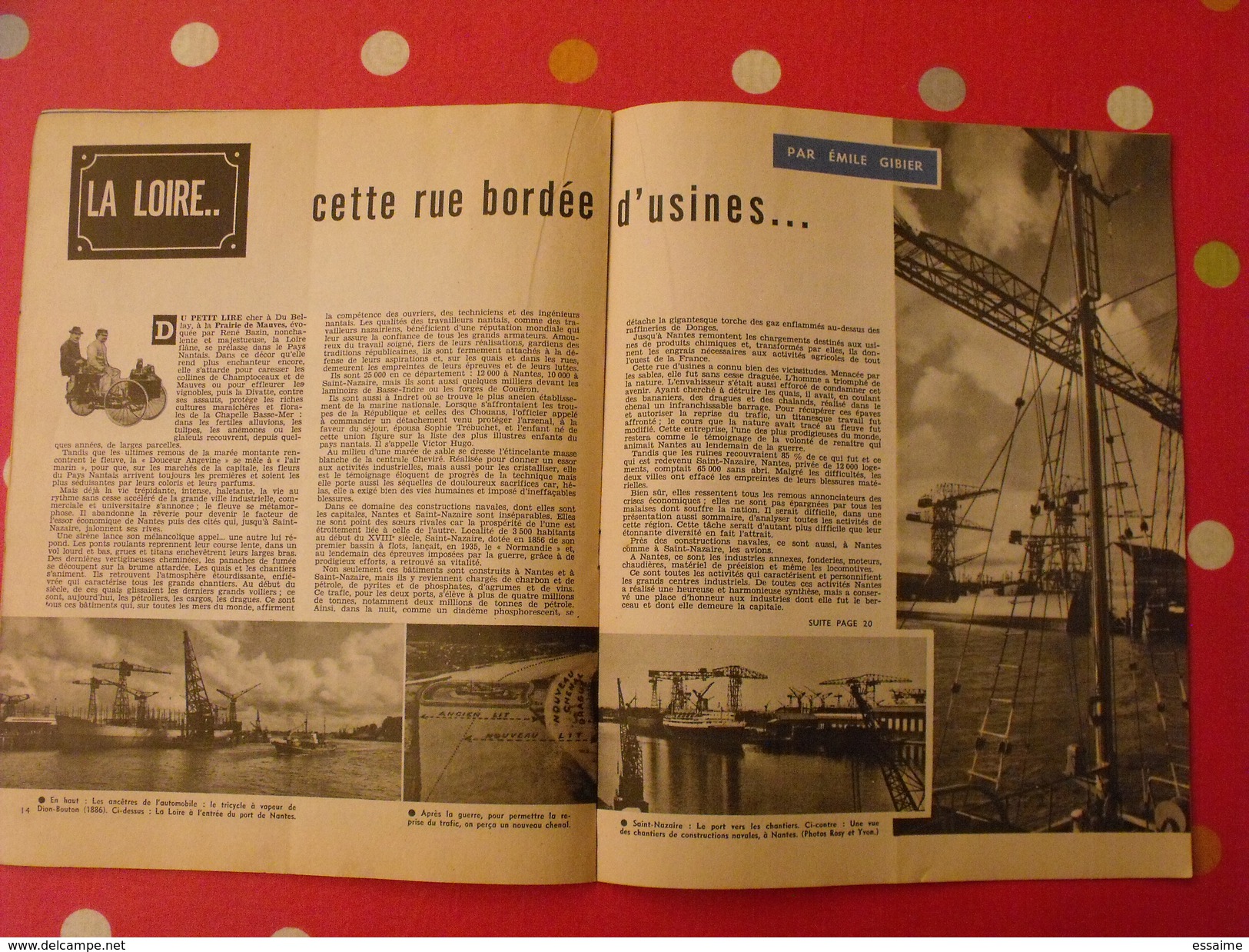 Le Pays Nantais. Tourisme Et Travail. Mars 1957. N° 91. Nantes Noirmoutier Loire - Pays De Loire