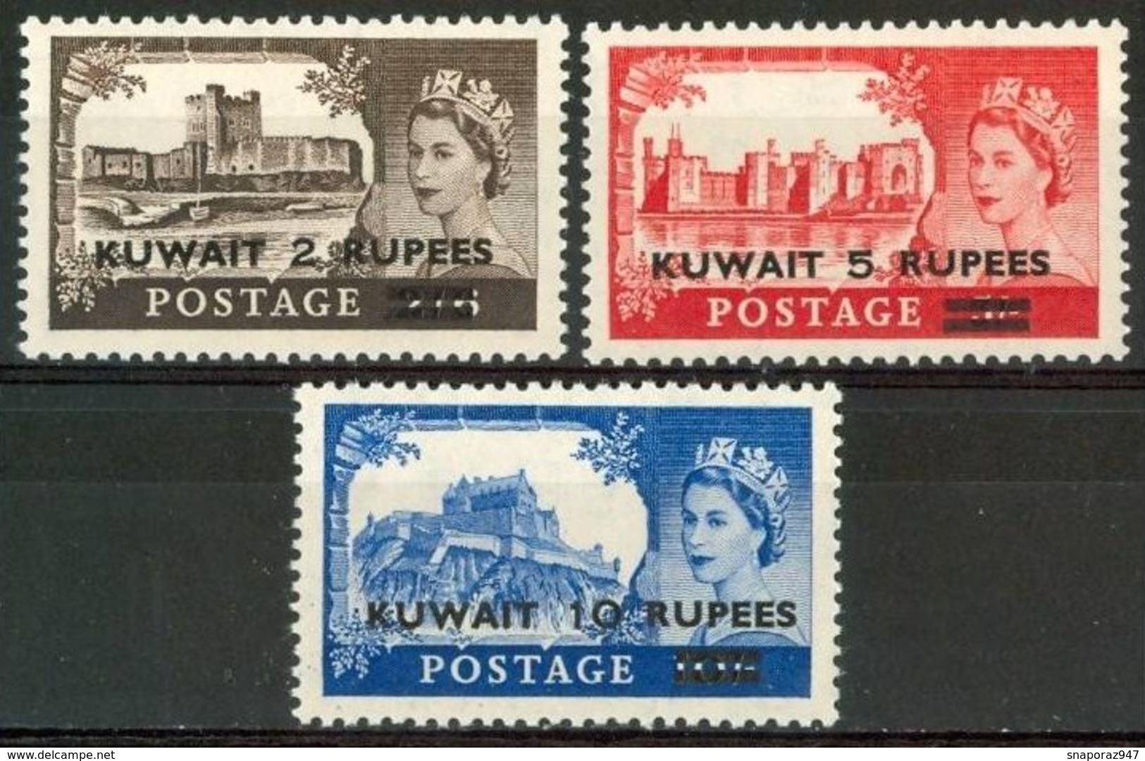 1955 Kuwait Elizabeth Set MNH** Fo113 - Kuwait