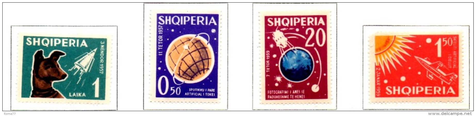 MISS109 - ALBANIA  1961 , Spazio  * - Albania