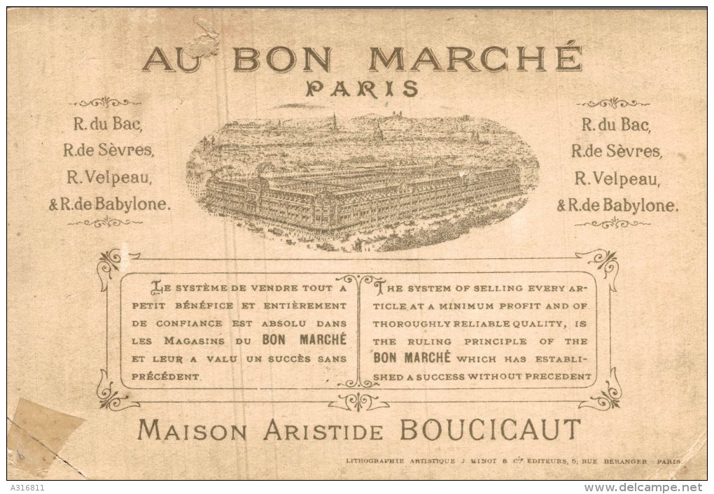 CHROMOS AU BON MARCHE  LES PRESENTS - Au Bon Marché