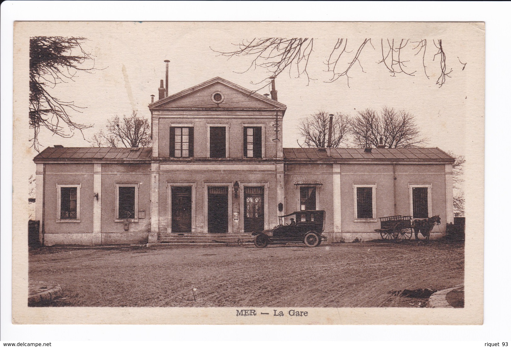 MER - La Gare (voiture Ancienne) - Mer