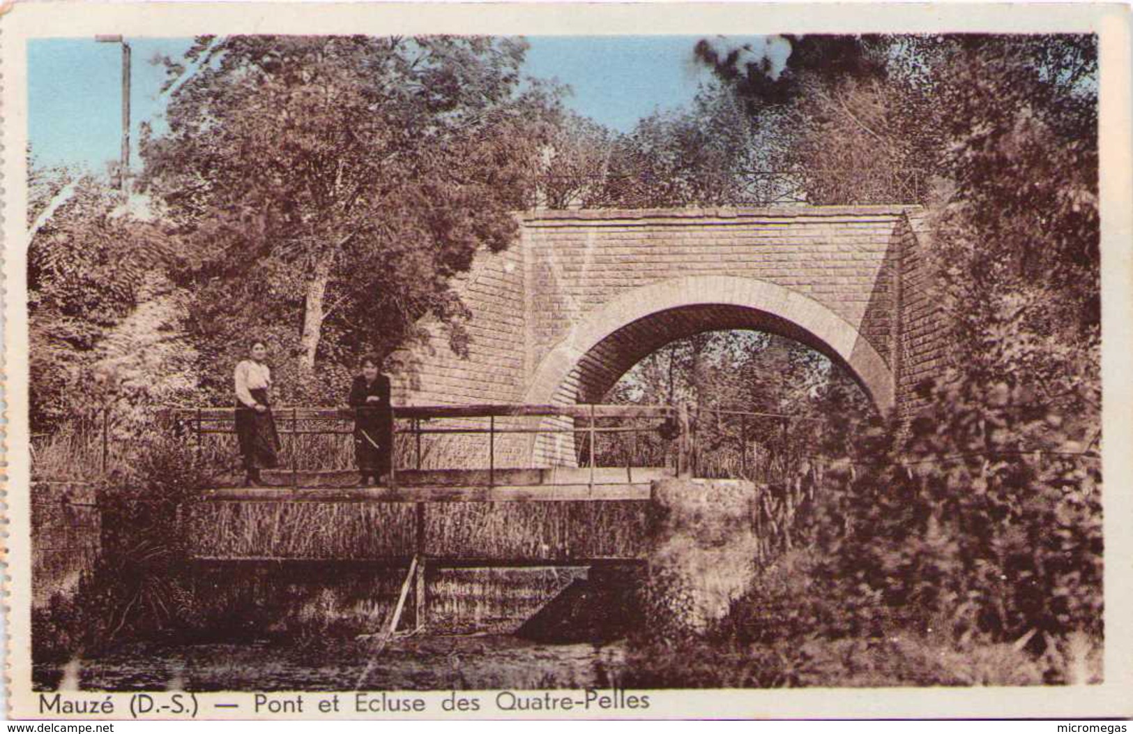 MAUZE - Pont Et Ecluse Des Quatre-Pelles - Mauze Sur Le Mignon