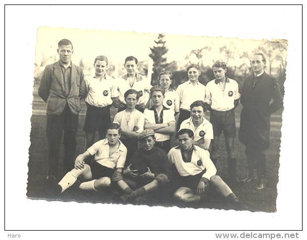 Photo ( +/- 8,5 X 12,5 Cm) Equipe De Football " DJK " - Fussball - Aachen ?? (b193) - Sports