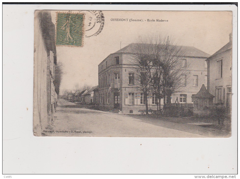 CPA - OISEMONT - Ecole Moderne - Oisemont