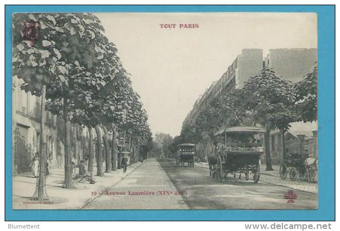 CPA TOUT PARIS 39  - Avenue Laumière (XIXème) Collection FLEURY - Arrondissement: 19