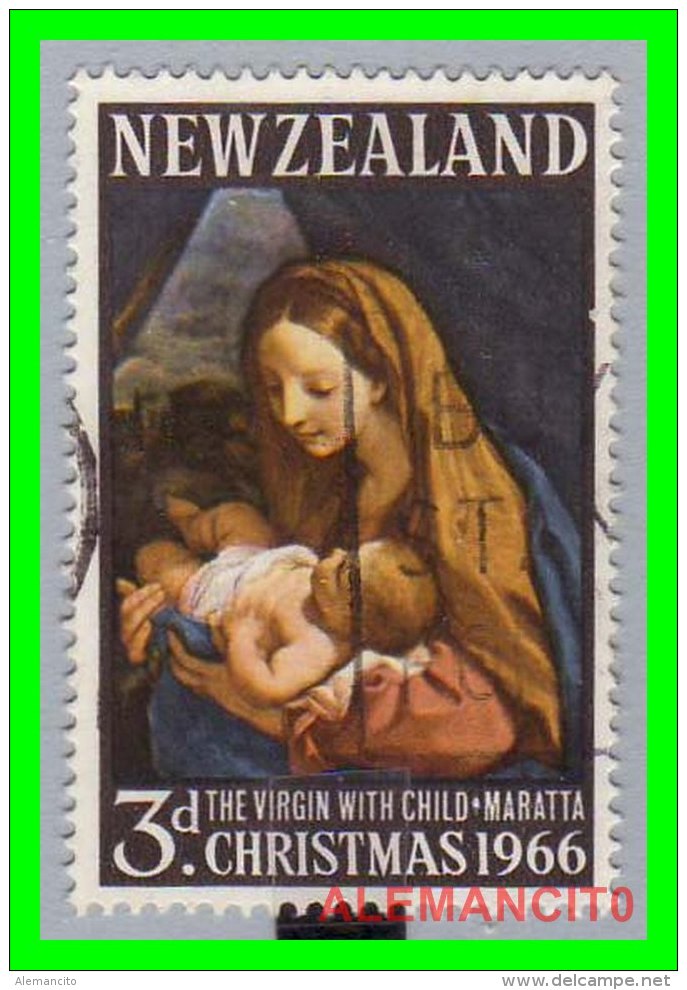 NEW ZEALAND -  SELLO  AÑO  1966 - Usados