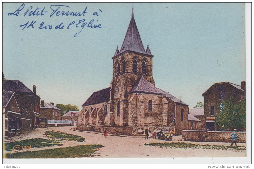 CPA Sainte-Geneviève - L'église - Sainte-Geneviève