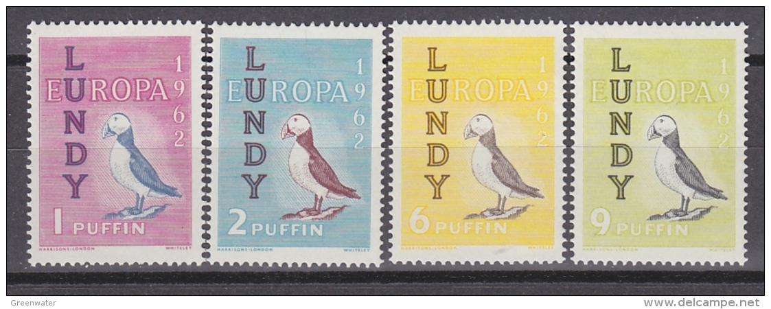 Europa Cept 1962 Lundy 4v British Locals ** Mnh (33700) - 1962