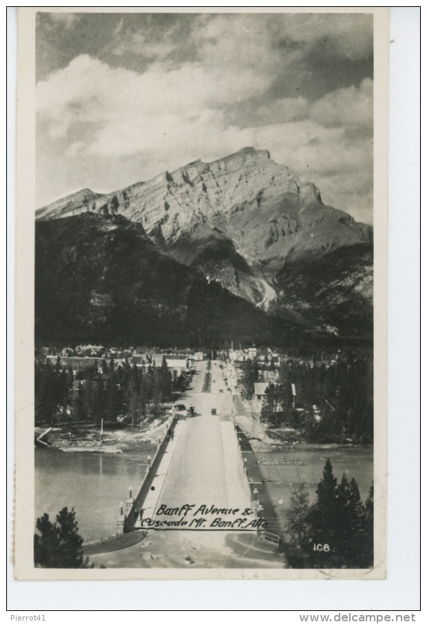 CANADA - ALBERTA - BANFF Avenue & Cascade - Banff