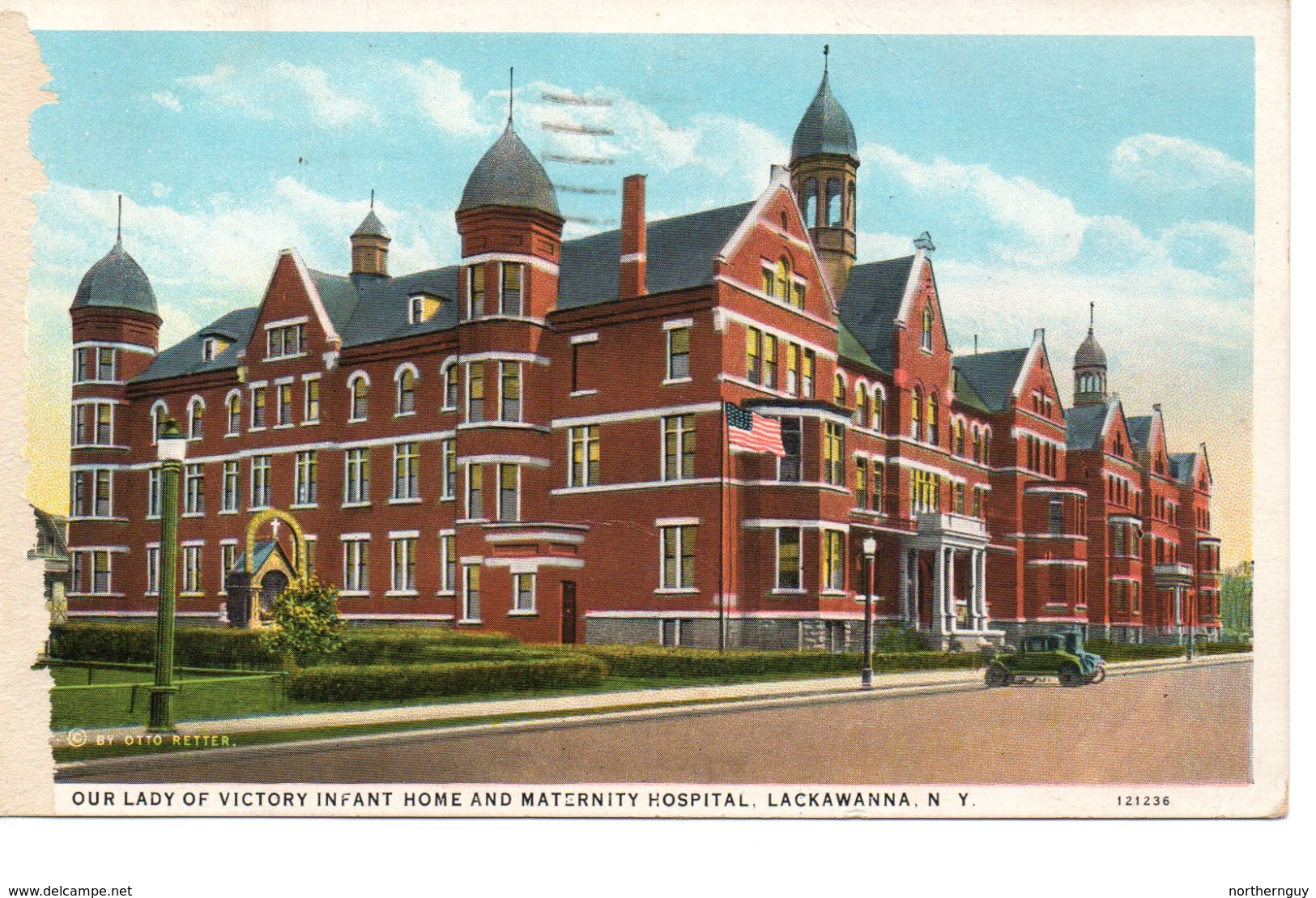 LACKAWANNA, New York, USA, Our Lady Of Victory Infant Home And Maternity Hospital, 1945 Postcard - Autres & Non Classés