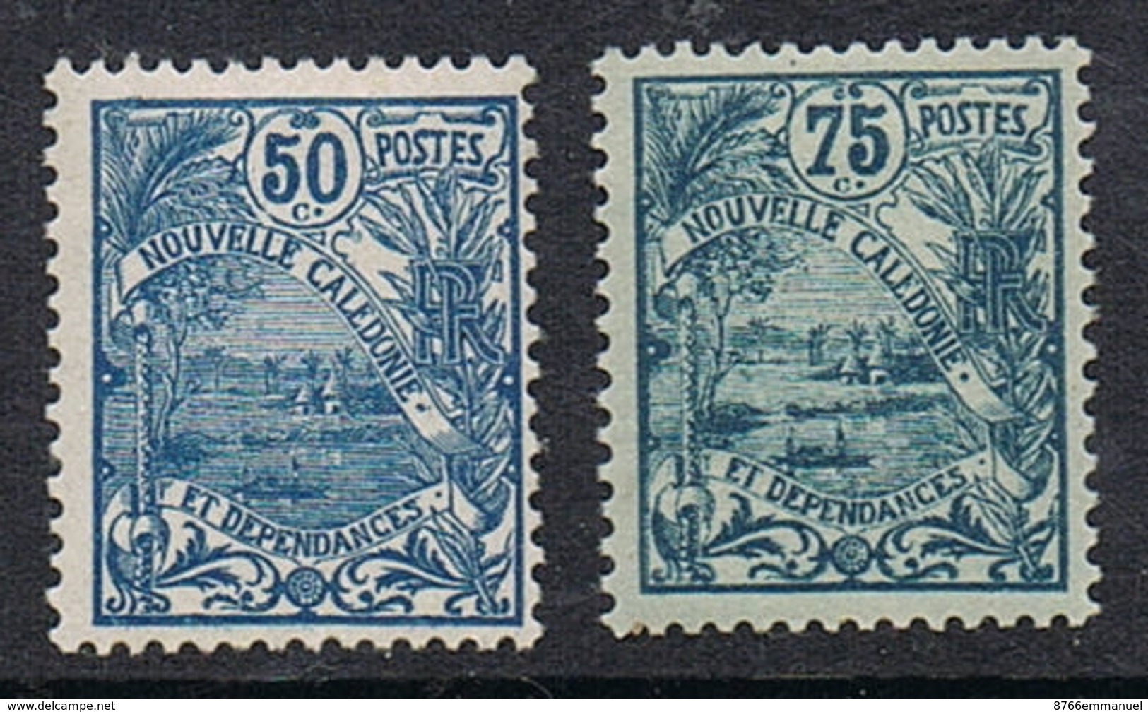 NOUVELLE-CALEDONIE N°120 ET 123 N* - Unused Stamps
