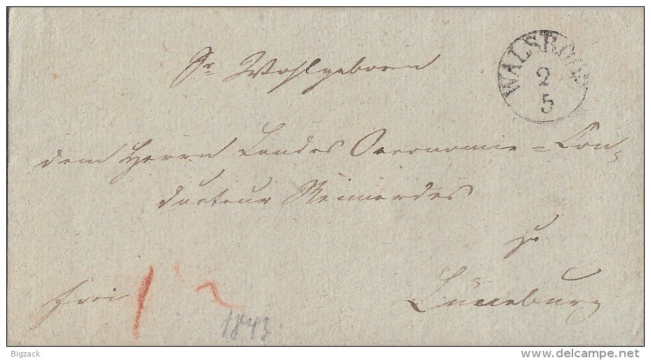 Brief K1 Walsrode 2.5.1843 Gel. Nach Lüneburg - Vorphilatelie