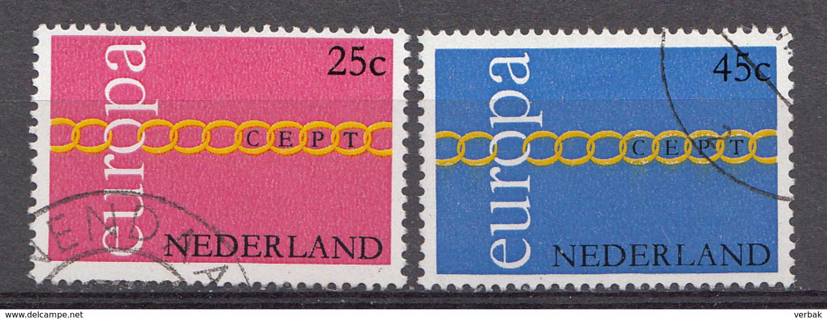 Pays-Bas 1971 Mi.nr: 963-964 Europa  Oblitérés / Used / Gestempeld - Oblitérés