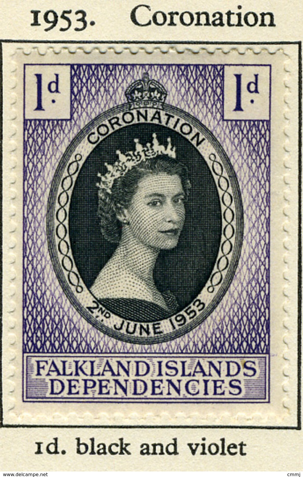 1953 - FALKLAND - Catg.. Mi.18 - LH - (SAR3010.B4) - Falkland