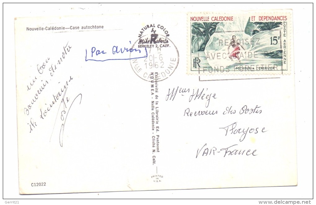 NOUVELLE CALEDONIE / NEUKALEDONIEN - Case Autochtone, 1962 - Neukaledonien