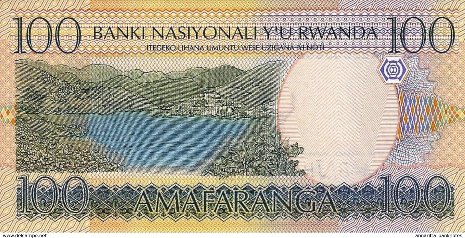 RWANDA 100 FRANCS 2003 P-29b UNC [RW129a] - Rwanda